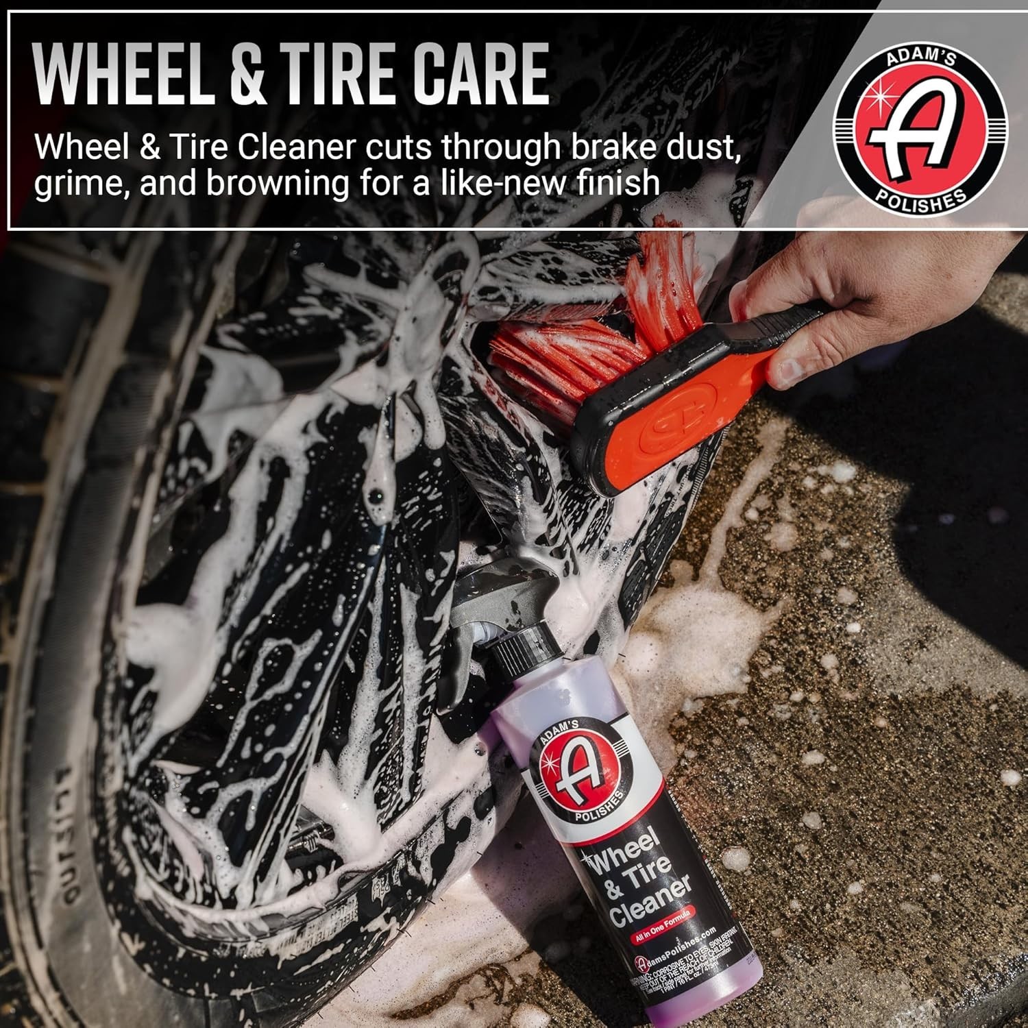 Adam’s Auto Care Cleaning Kit – 6pc Interior/Exterior Detail