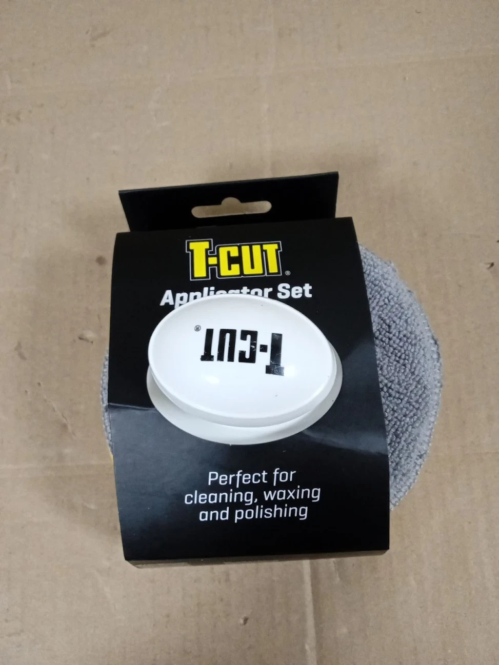 T Cut Wax Applicator Set Handle Medium Foam 12.5×11.5×17.5cm Schaum