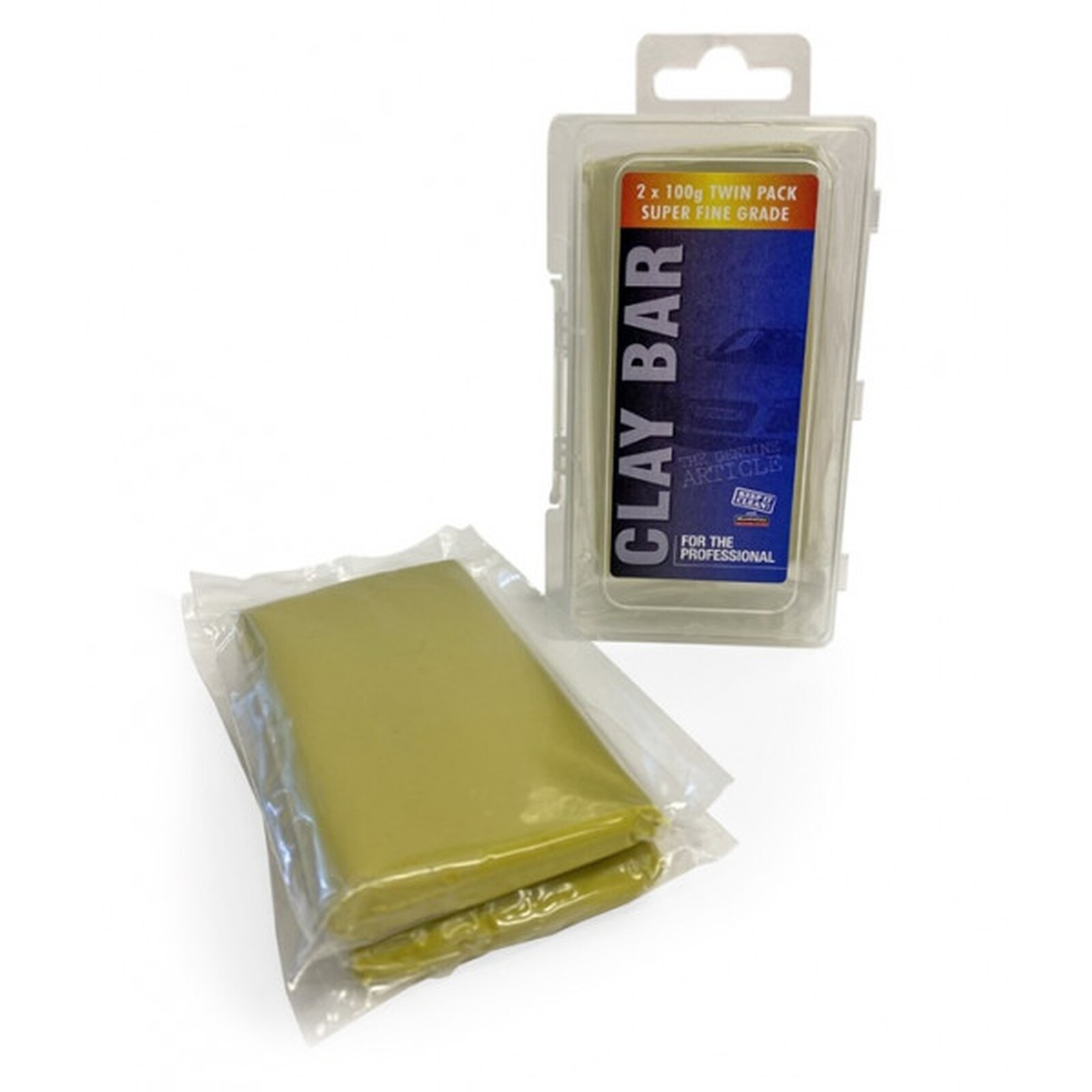 Fine Grade Clay Bar 200G Twin Pack – Super Safe Quality – Martin Cox CLAY2PK