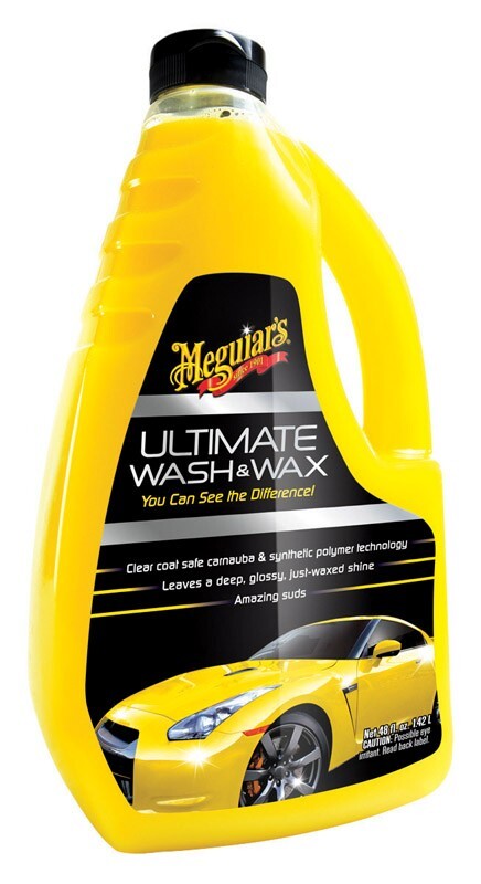 Meguiar’s Ultimate Wash & Wax Carnauba & Synthetic Polymer Technology 48 oz 1 pk