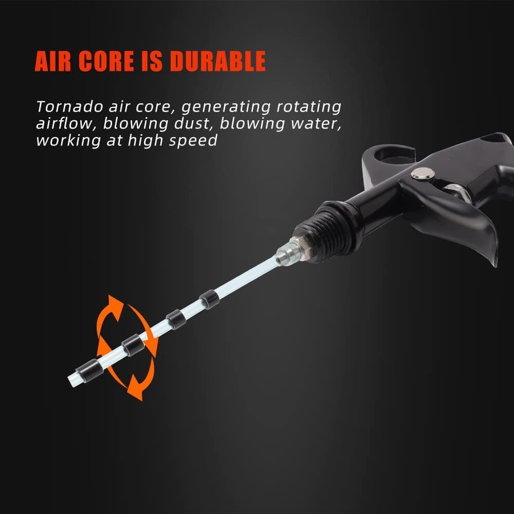 Car Cleaning Gun High Pressure Air Blow Gun Kit Dust Dirt Blaster