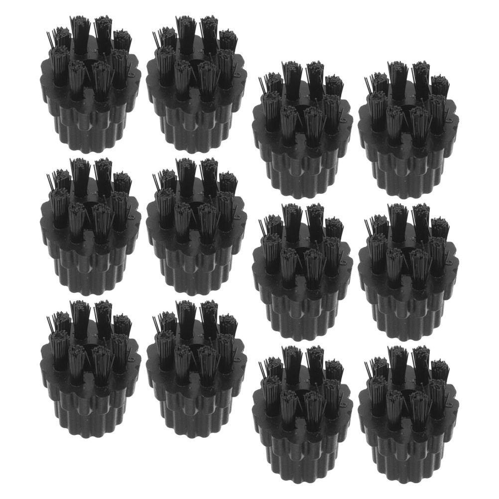 12pcs Steam Cleaner Brush Head M8 Steamer Attachments Nylon Brush Head