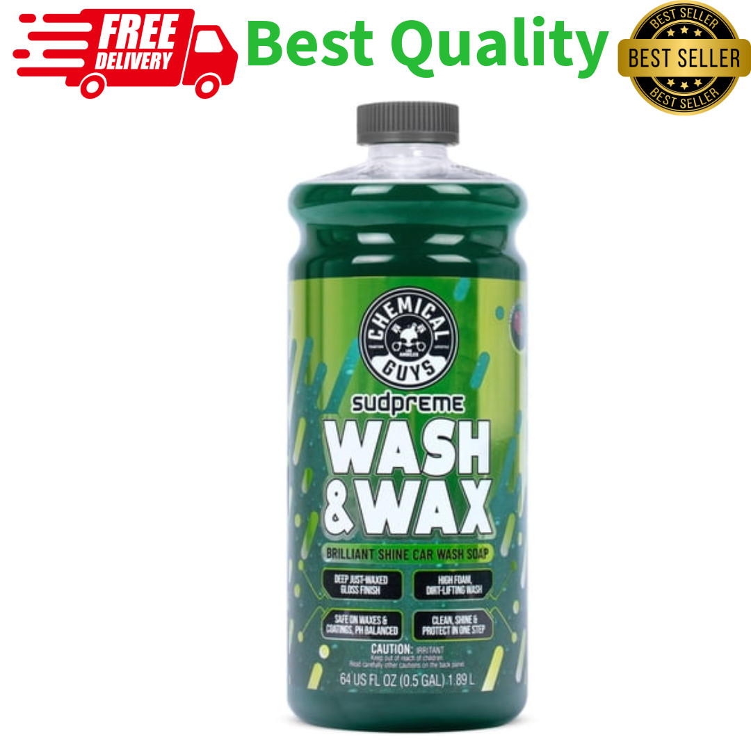 Chemical Guys Sudpreme Car Wash & Wax Extreme Shine Foaming Soap 64 oz