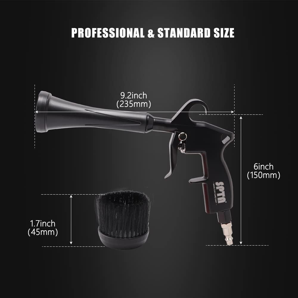 Car Cleaning Gun High Pressure Air Blow Gun Kit Dust Dirt Blaster