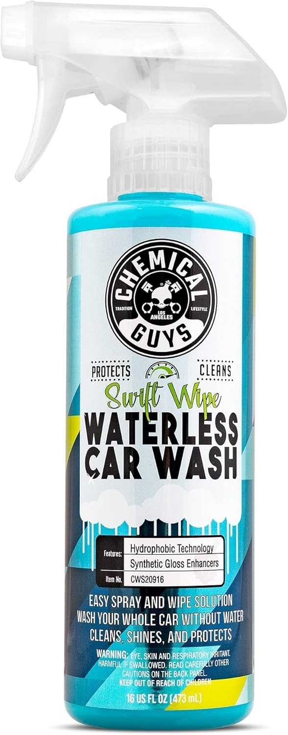 Waterless Car Wash Spray Chemical Guys Swift Wipe 16 oz, Car Motorcycle Truck RV