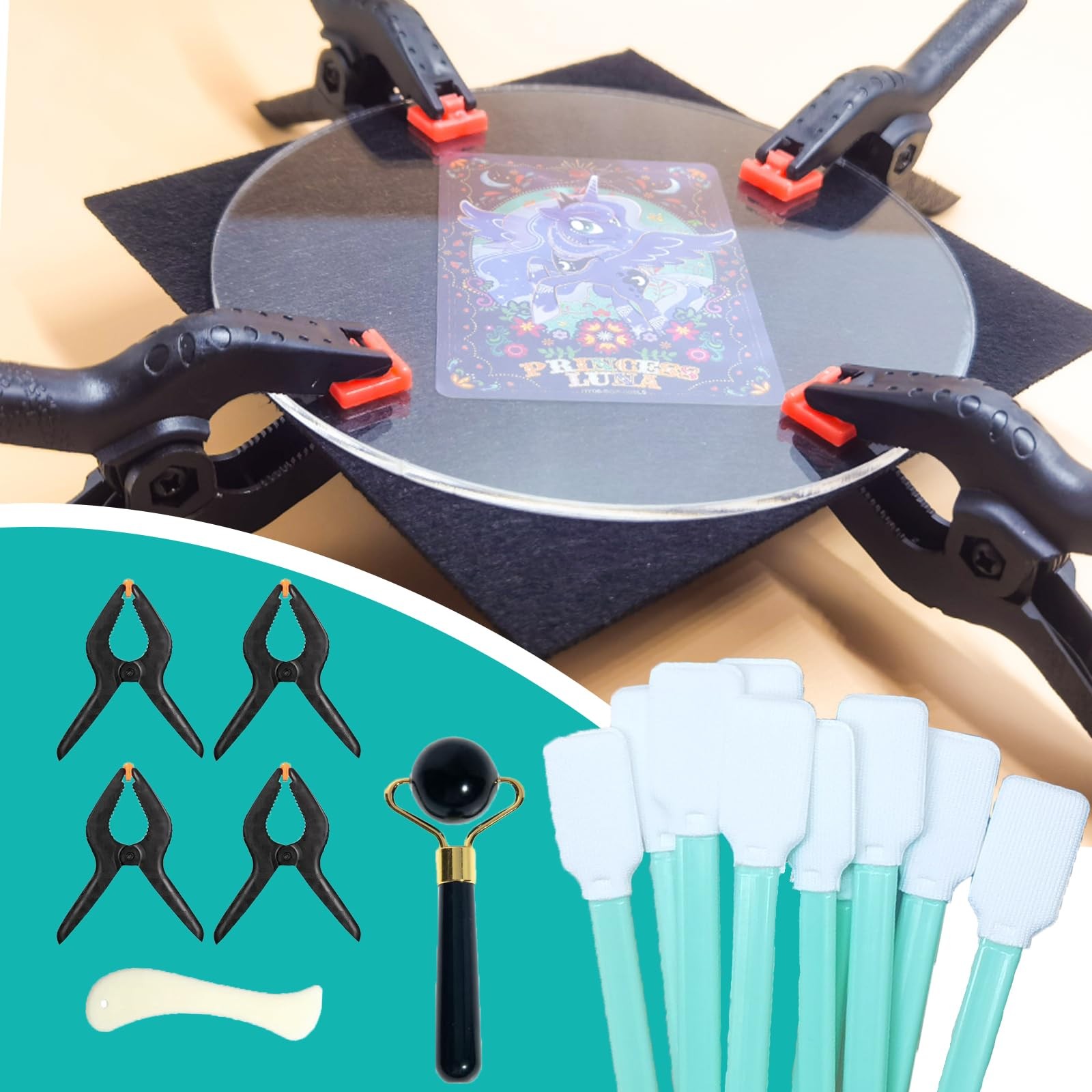 28 PCS Trading Card Cleaning Kit Sports Card Care Cleaning Kit Care Accessory Pa