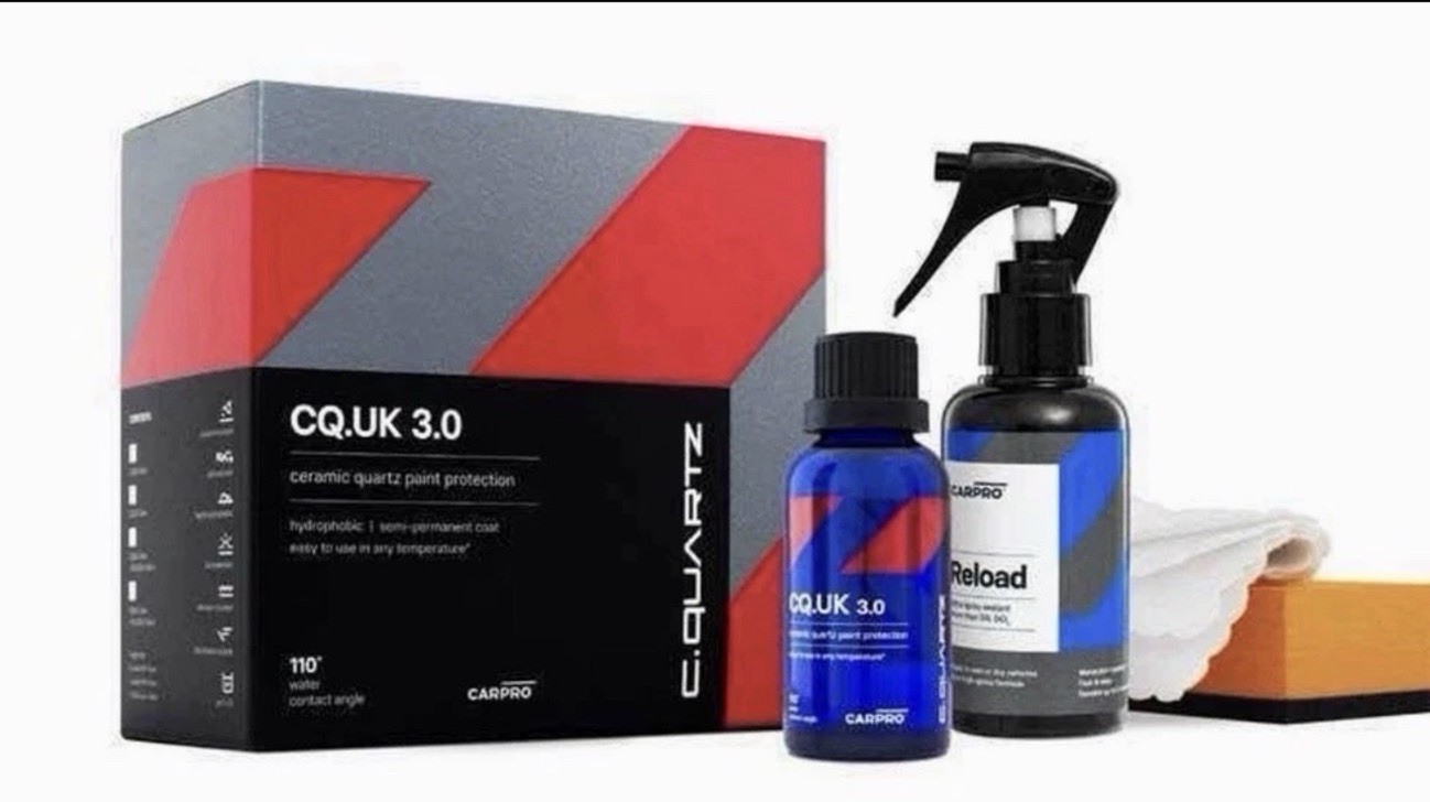 CARPRO CQUARTZ UK 3.0_50ML Kit w/Reload – Ceramic Coating, Quartz Nanotechnology