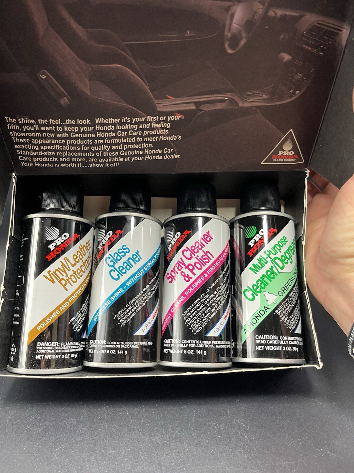 Vintage Honda Car Care Products Kit – Opened Box