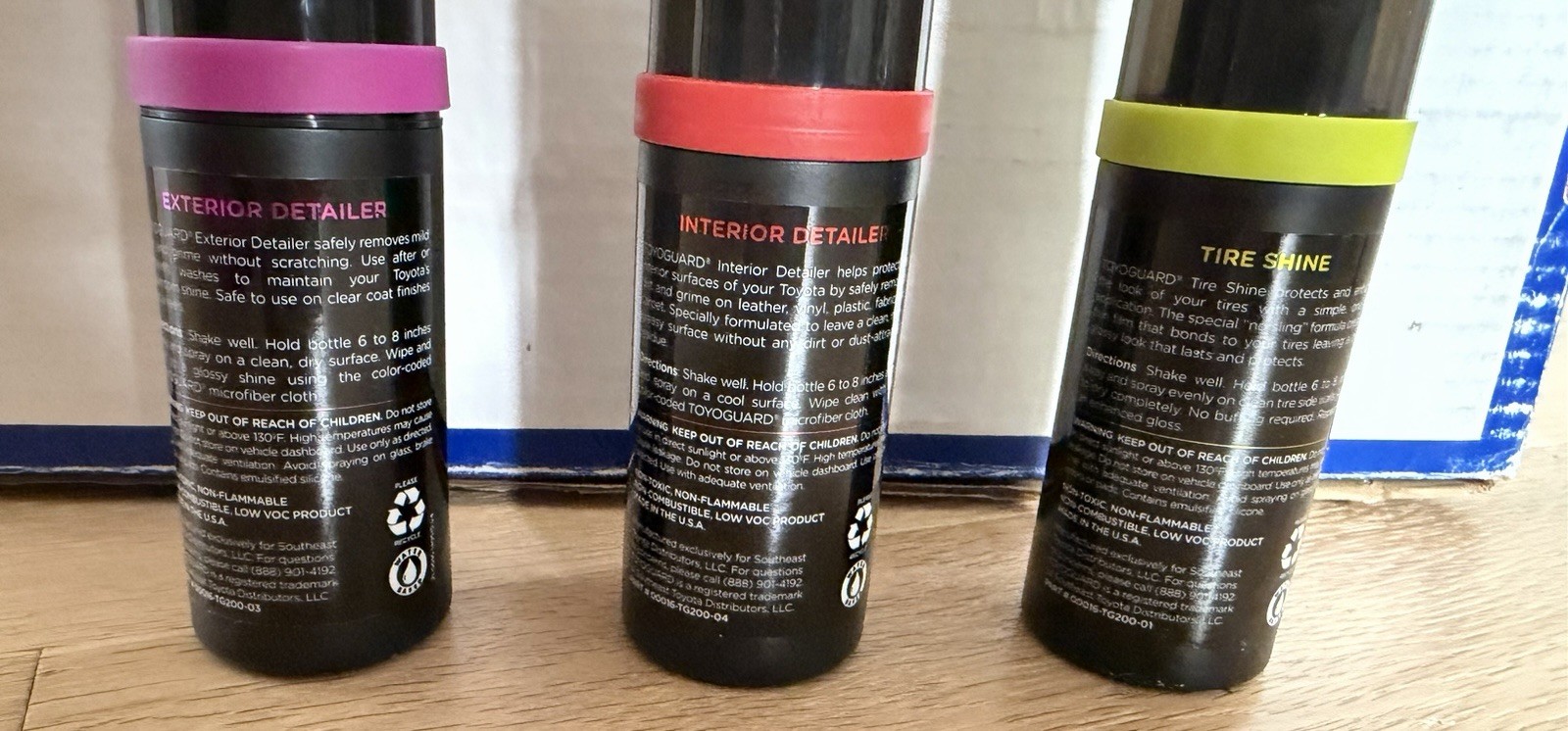 New TOYOGUARD OEM Vehicle Protection & Detailing 4 Piece Kit