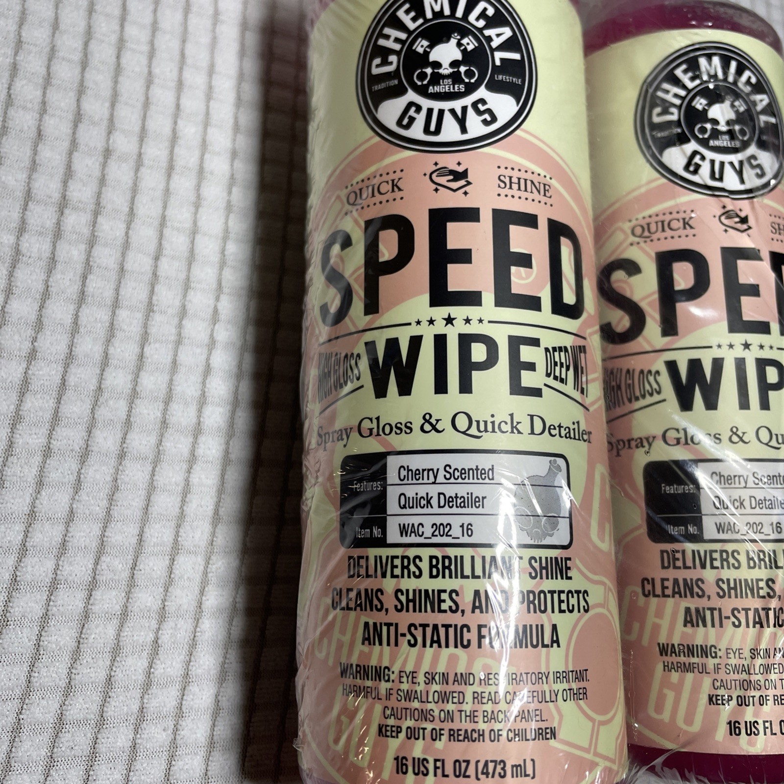 32 oz Chemical Guys Speed Wipe Quick Detailer 16 oz X 2 Cherry Scent Free Gifts