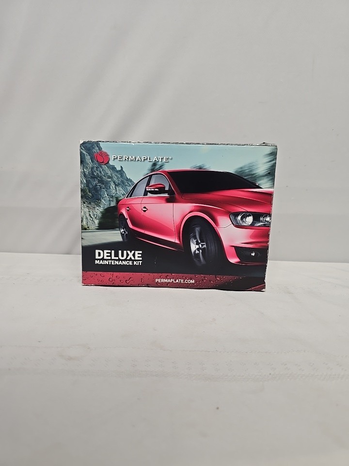 PERMAPLATE DELUXE MAINTENANCE KIT CAR FOR CLEANING DETAILING 4 BOTTLE SET