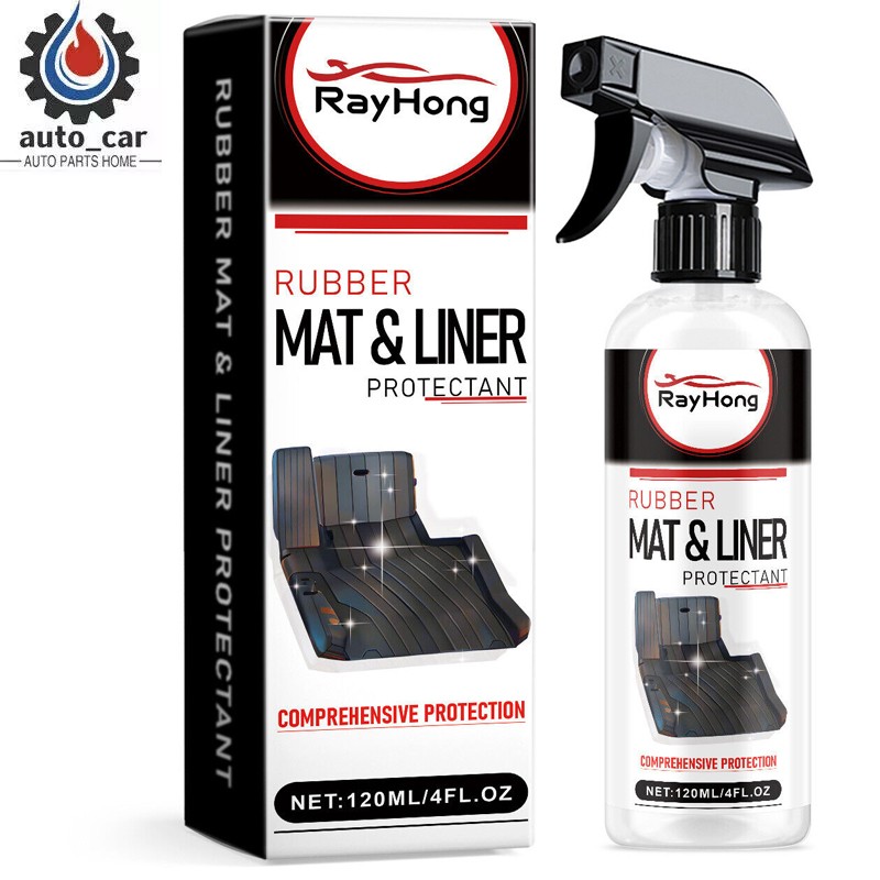 Heavy Duty Rubber Mat & Liner Protectant Kit for Car Floor, Dashboard,Interior