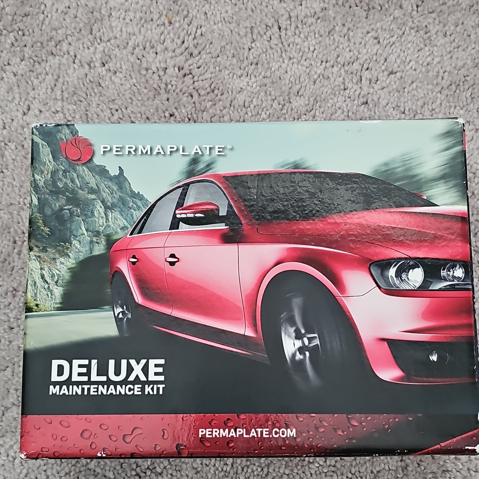 PermaPlate Deluxe Maintenance Kit Car Wax Cleaning Detailing 4 Bottle Set NIB