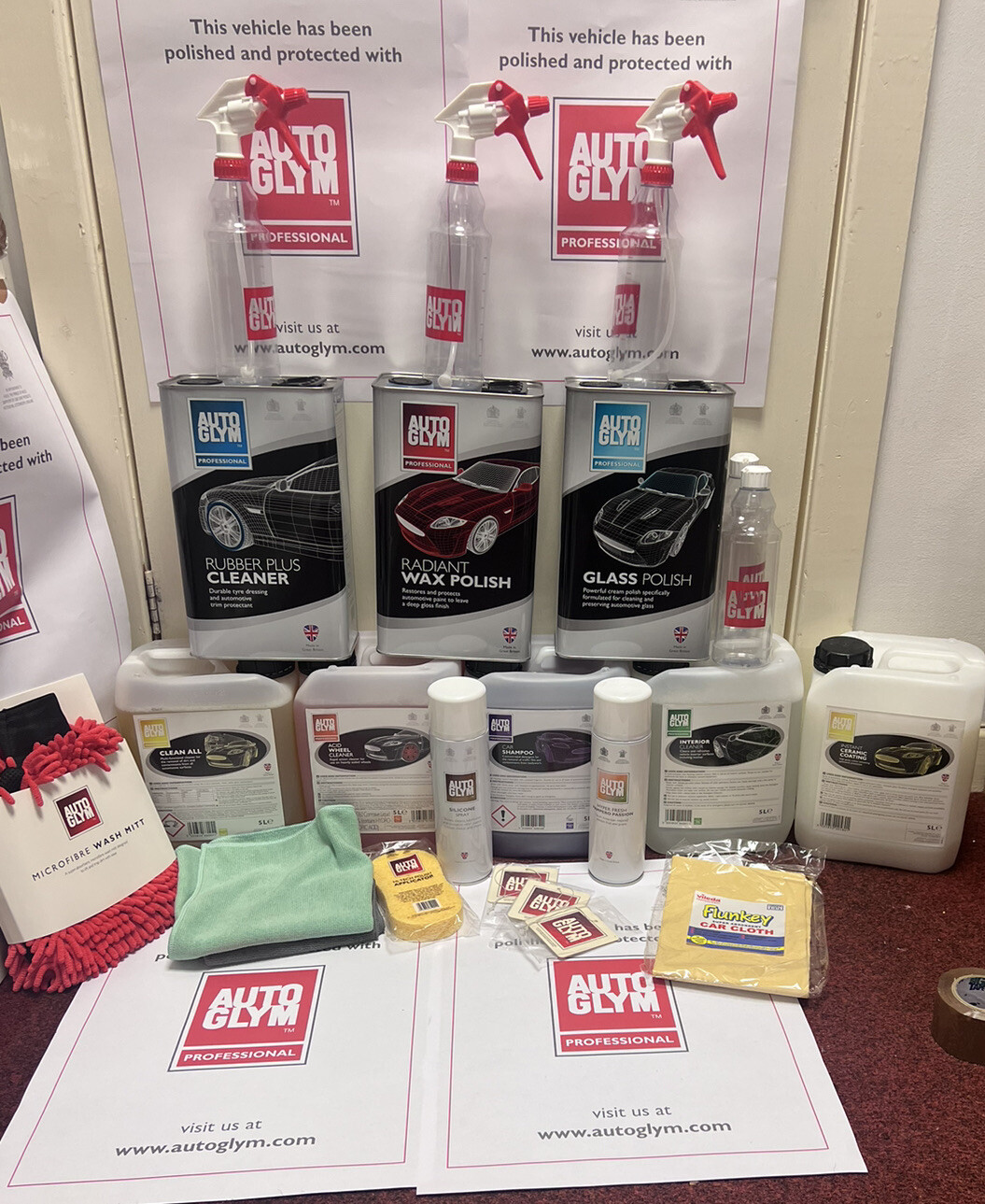 Autoglym Trade Car Valeting Kit 29pcs – FULL Car Cleaning Kit – PREMIUM CERAMIC