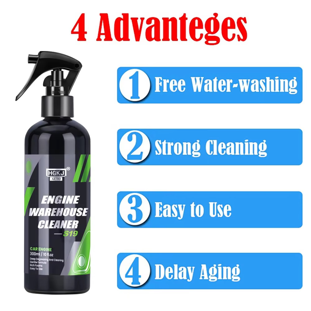 Car Engine Bay Cleaner Powerful Decontamination Cleaning Detailer Protector Care