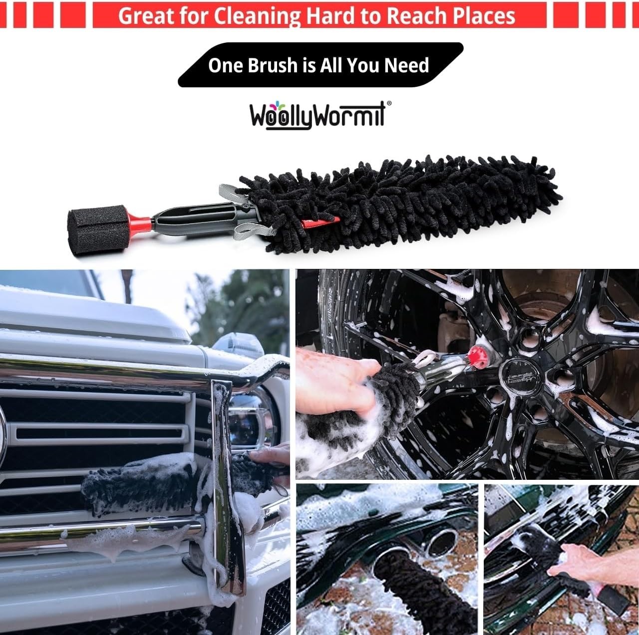 Wheel Detailing Kit with Lug Nut Cleaner