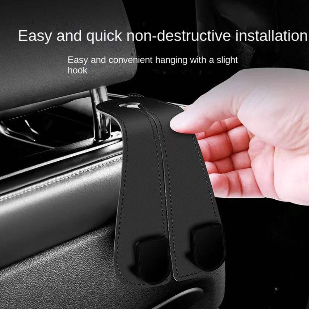 Car Headrest Hooks Hanger for Bags Seat Back Organizer Holder Clips Auto