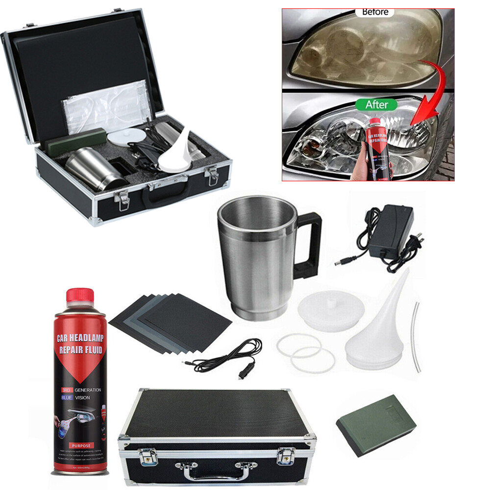 Headlight Restoration Rapir Sets Car Cleaning Kit Headlight Polishing Kit 800g