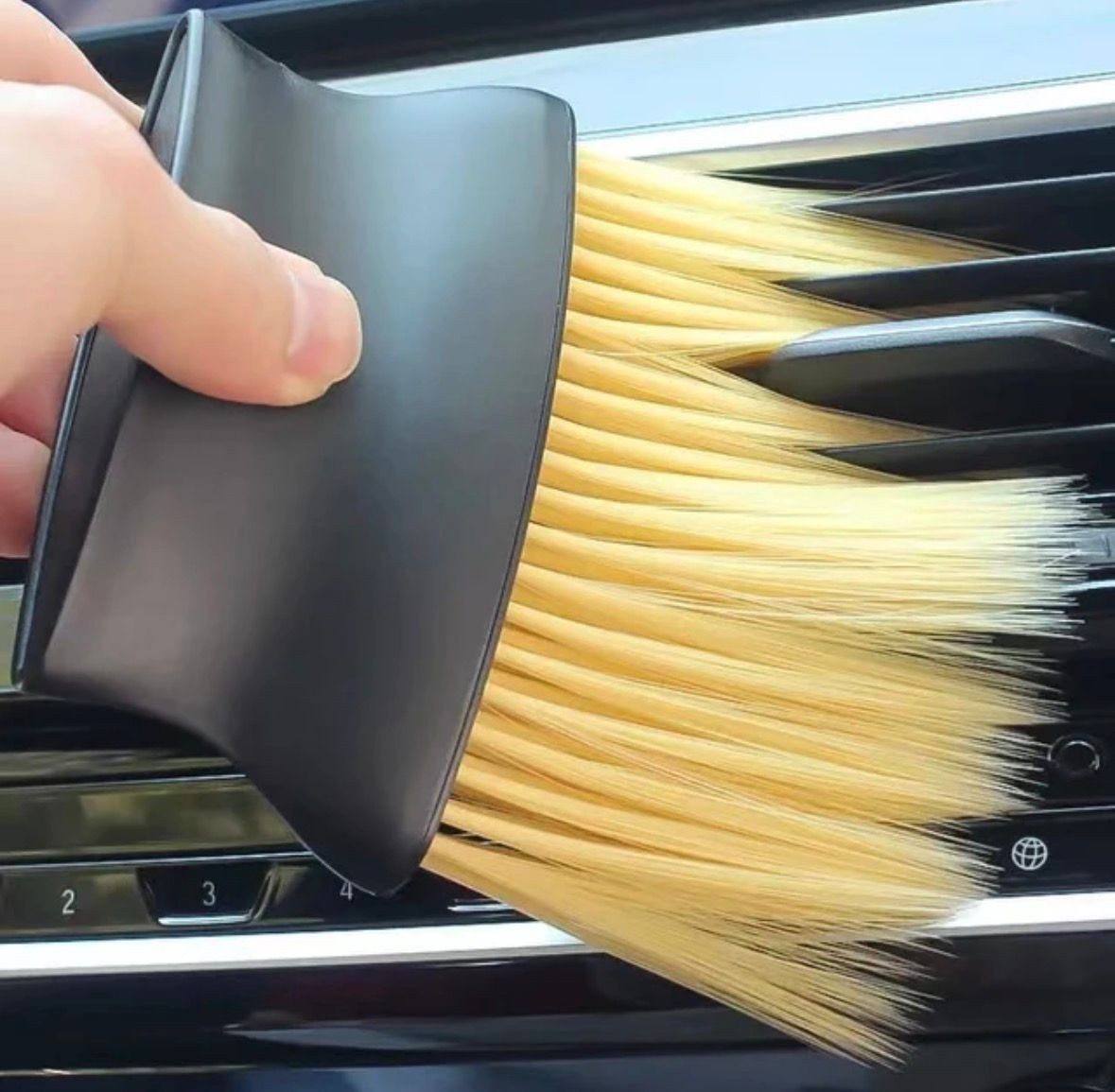 Car Interior Detailing Brush Super Soft Dust Sweeping Tool