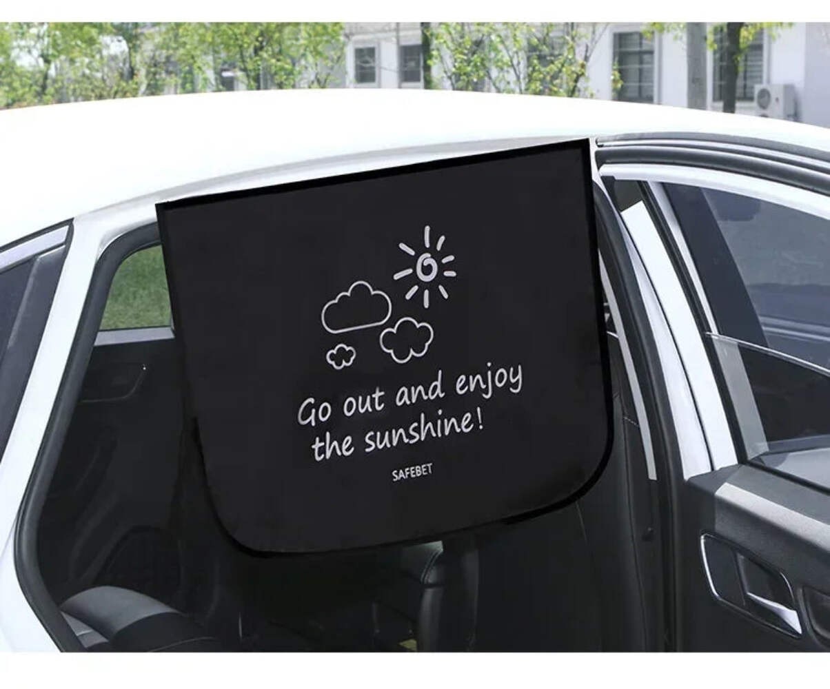 Cartoon Universal Side Window Sunshade UV Protection For Baby Children Car