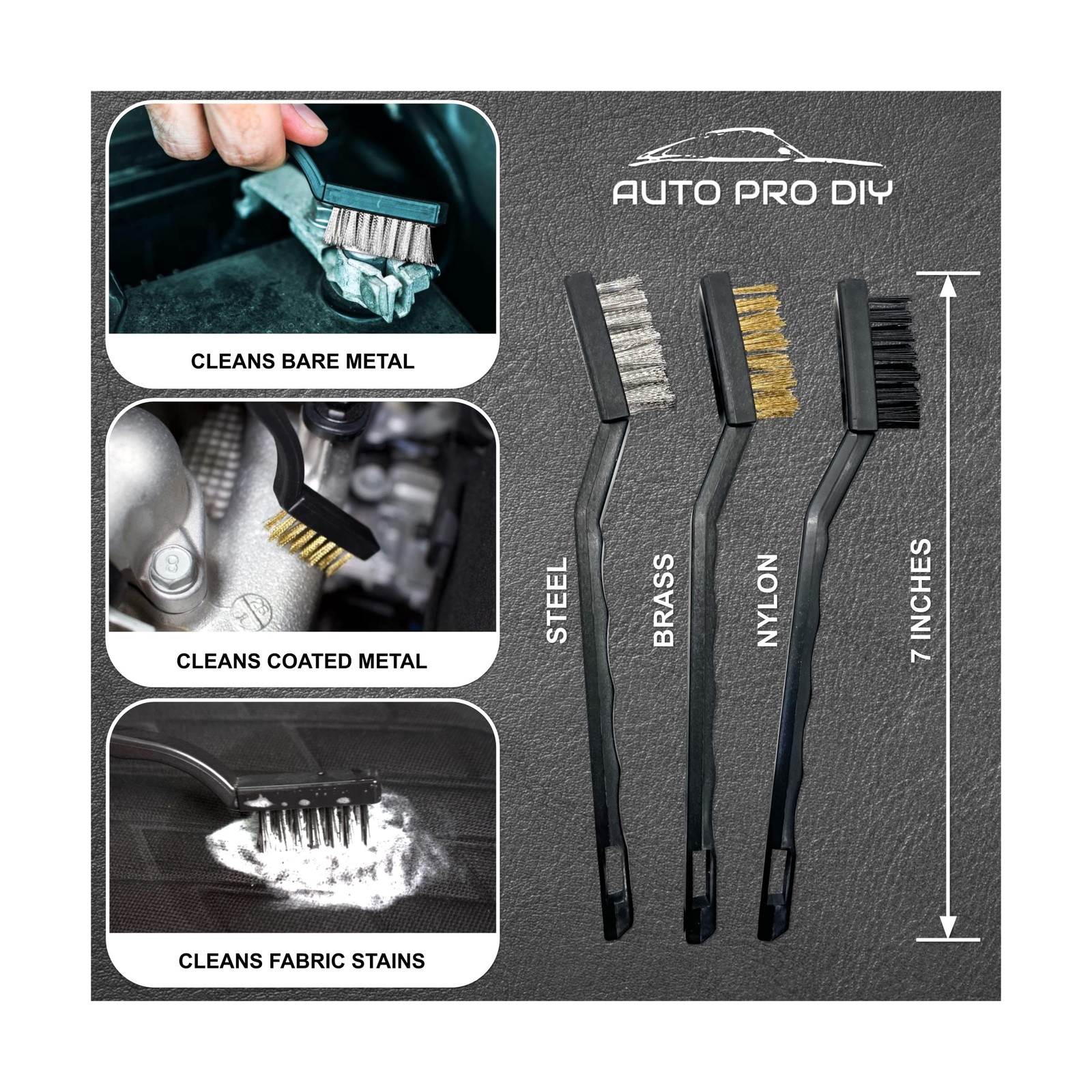 11 Piece Car Detailing Kit Set – Car Wheels, Exterior, Interior Cleaning Deta…