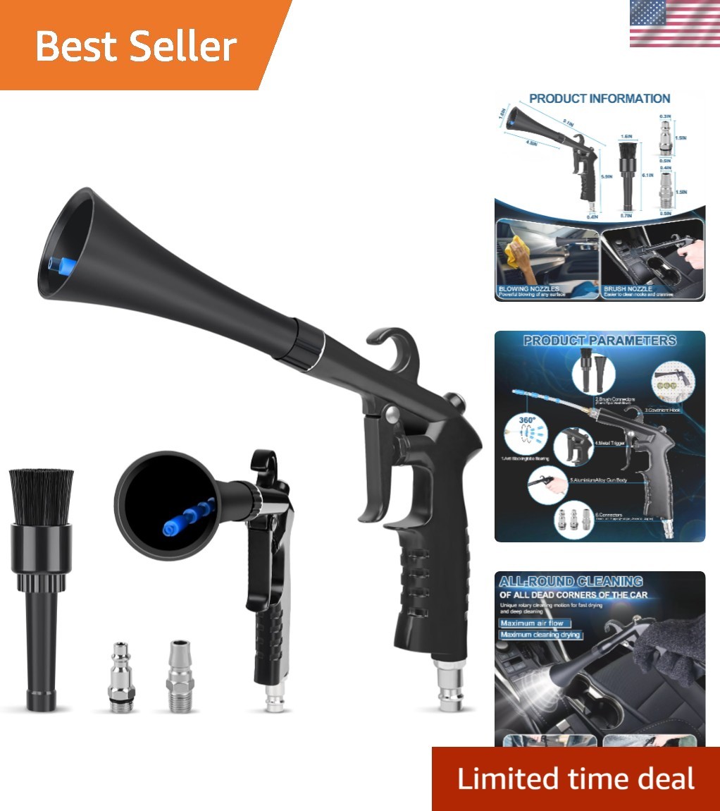 Multifunctional Car Air Blow Gun – High Pressure Cleaning for Ultimate Detailing