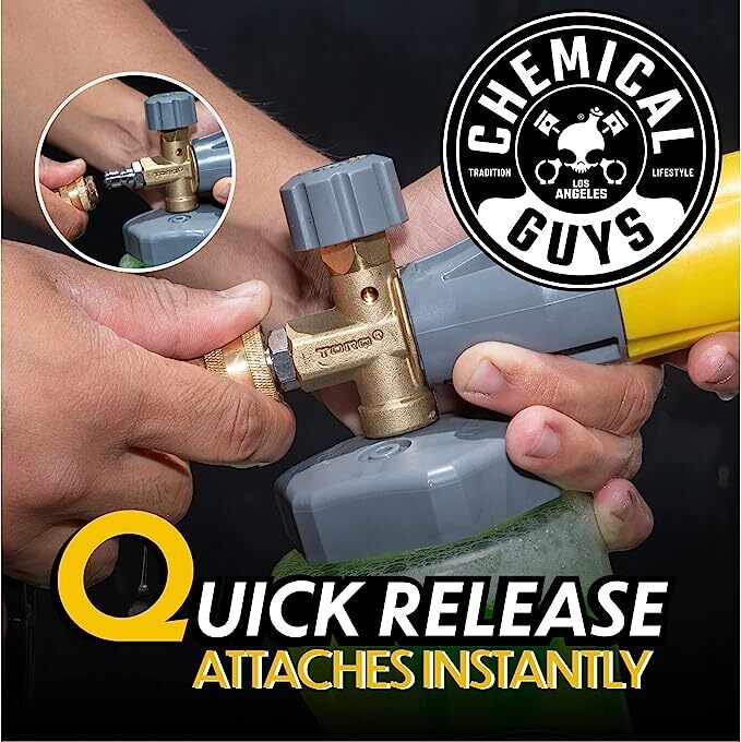Chemical Guys EQP324 – Big Mouth Max Release Foam Cannon For Pressure Washers