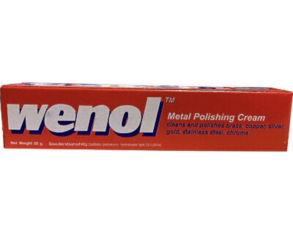 WENOL red – 100g x 2 pc – Metal Polish aluminum brass silver gold tin