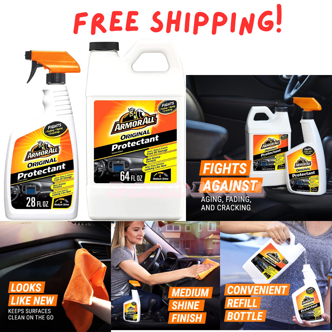 Armor All Original Protectant Spray and Refill, Interior Car Cleaner with UV Pro