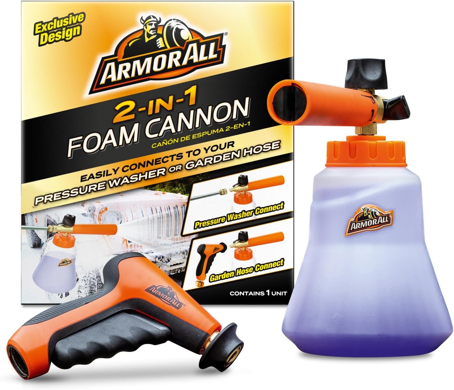 High-Foam Car Wash Kit with Foam Cannon