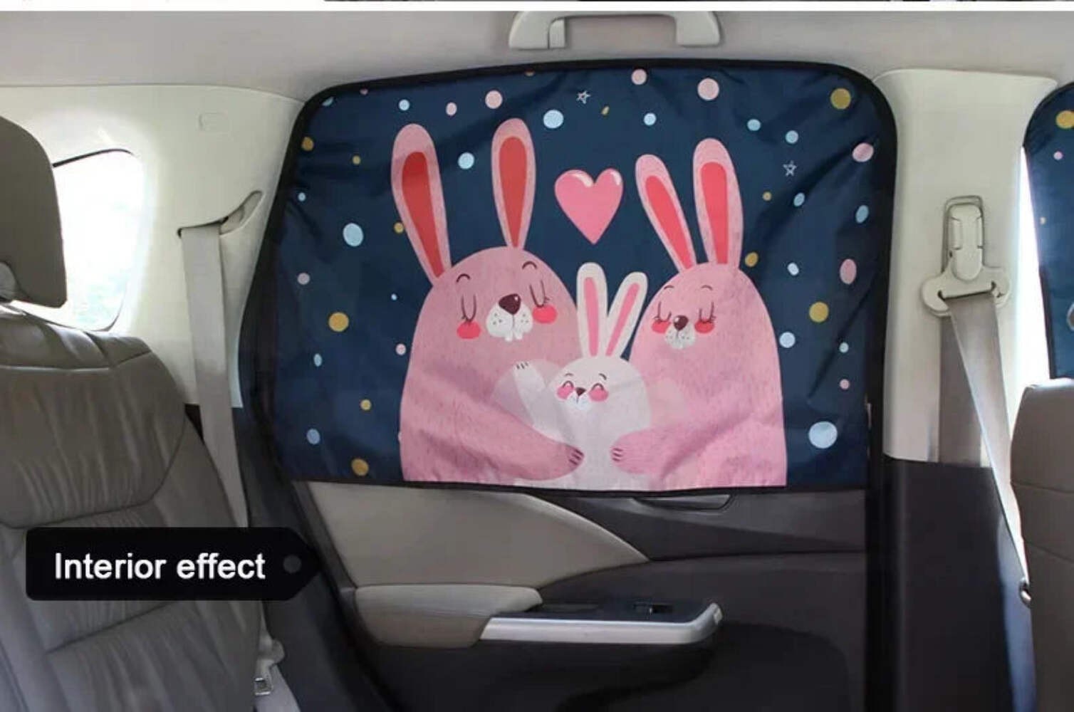 Cartoon Universal Side Window Sunshade UV Protection For Baby Children Car
