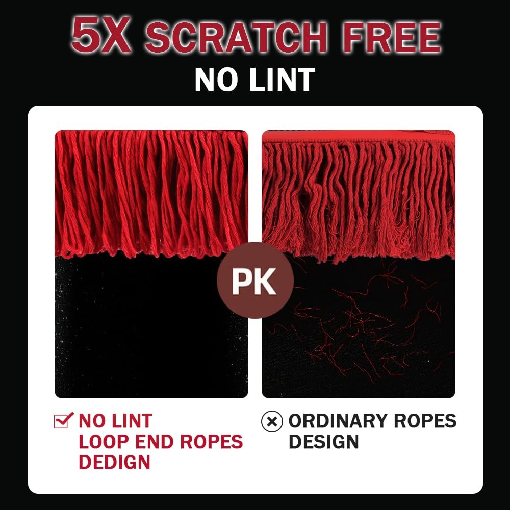 Car Cleaning Supplies Duster, Exterior Scratch Free, Soft Brush Kit for Red