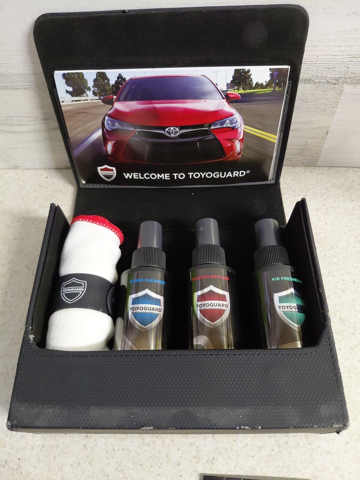 Toyoguard Vehicle Protection & Detailing Car Care Kit New Glass Interior Air