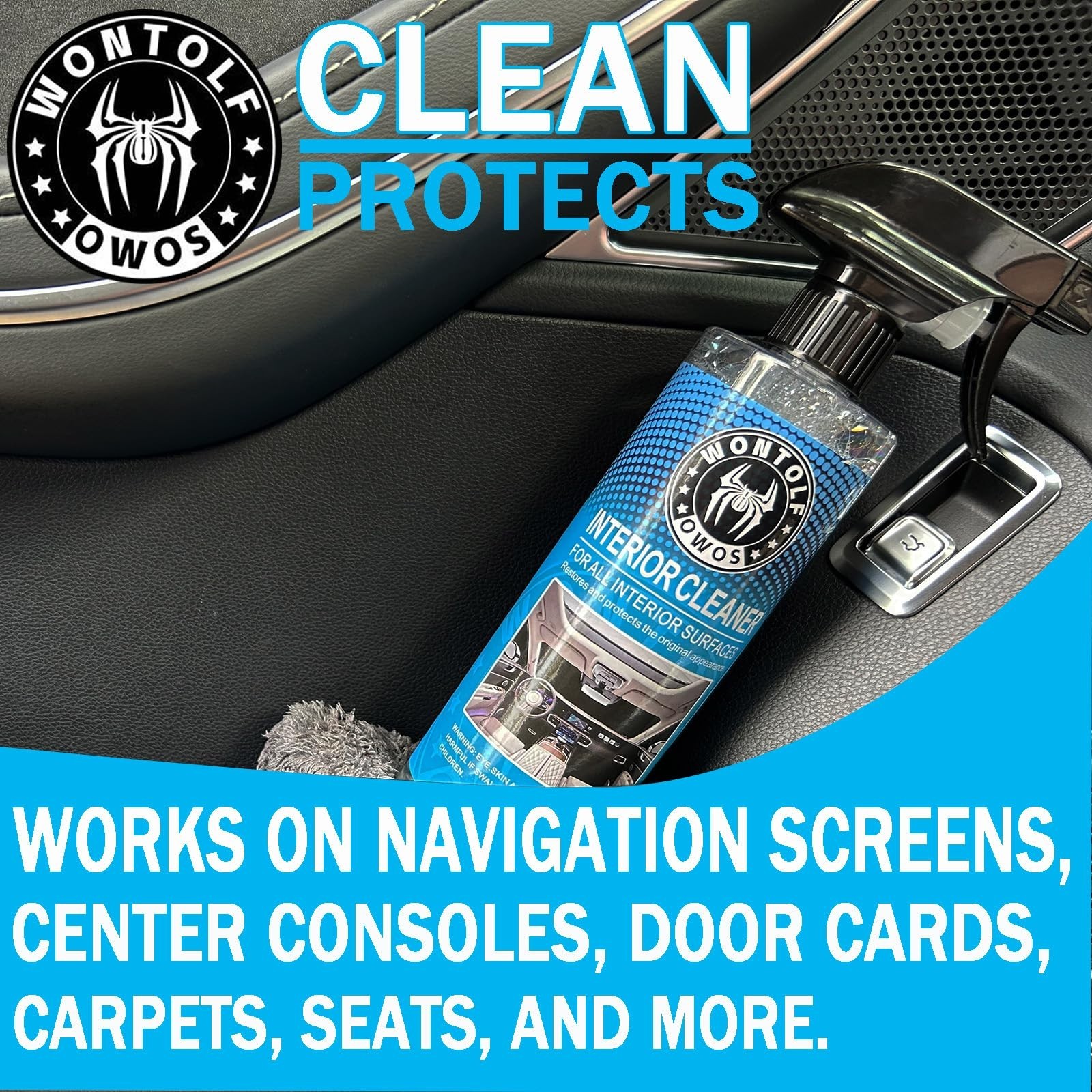 Complete Car Wash Cleaning Kit – Interior Detailing, Soap, Wheel Cleaner & Brush