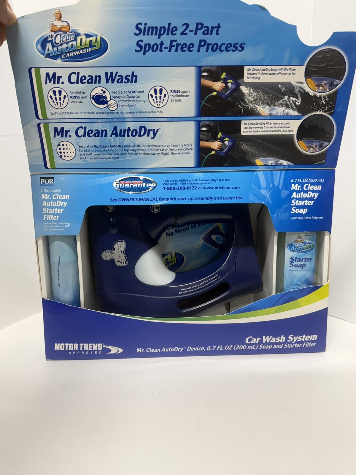 Mr Clean Auto Dry Car Wash System new