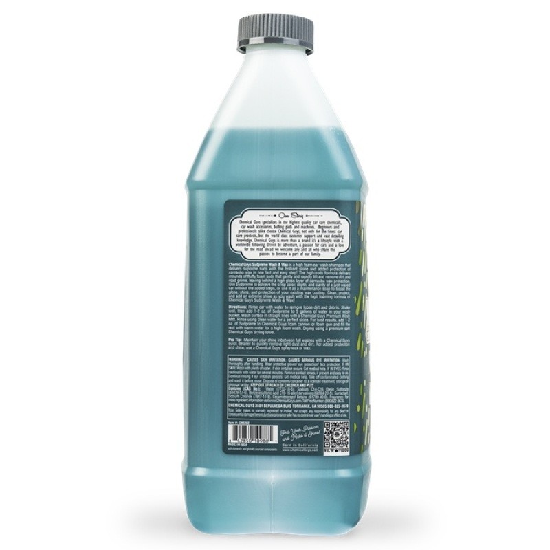 Chemical Guys Sudpreme Wash & Wax Car Wash Soap – 1 Gallon