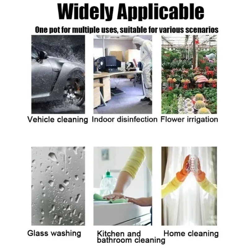 1.2L Car Wash Spray Bottle Hand Pressure Sprayer Cleaning Gardening Tool