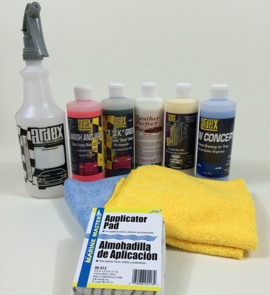 Autocare – Ardex Automotive Detailing Kit 16oz For Exterior & Leather Interiors