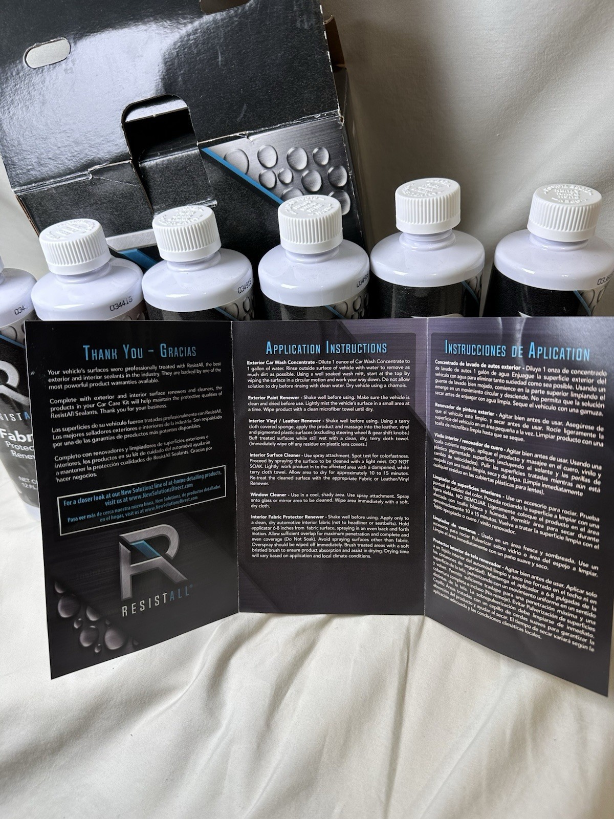 RESISTALL Customer Car Care Kit Protective Coatings Brand NOB Car Detail Kit