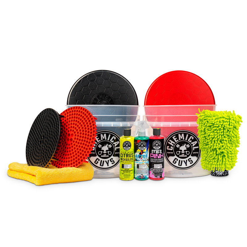 Chemical Guys HOL129 – Best Two Bucket Wash and Dry Kit (11 Items)