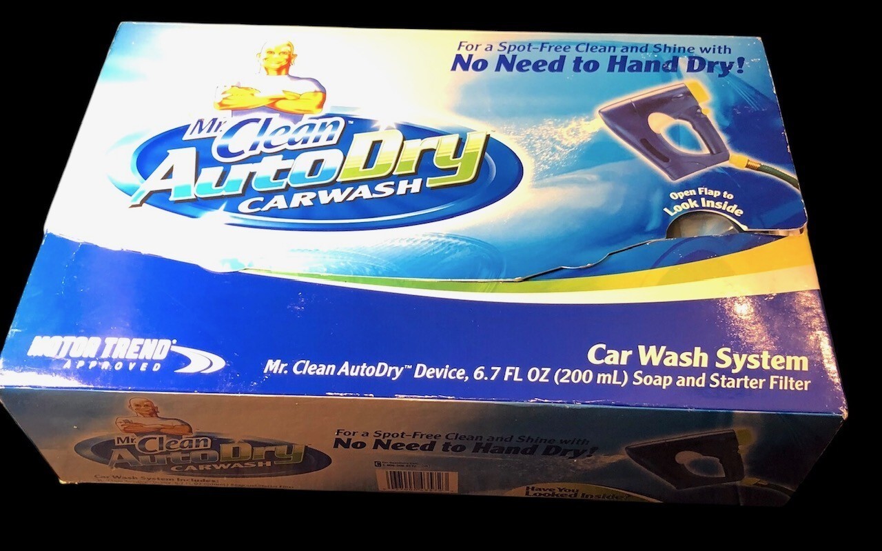 Mr Clean Auto Dry Car Wash System Includes Autodry Device, 6.7 oz Soap & Filter