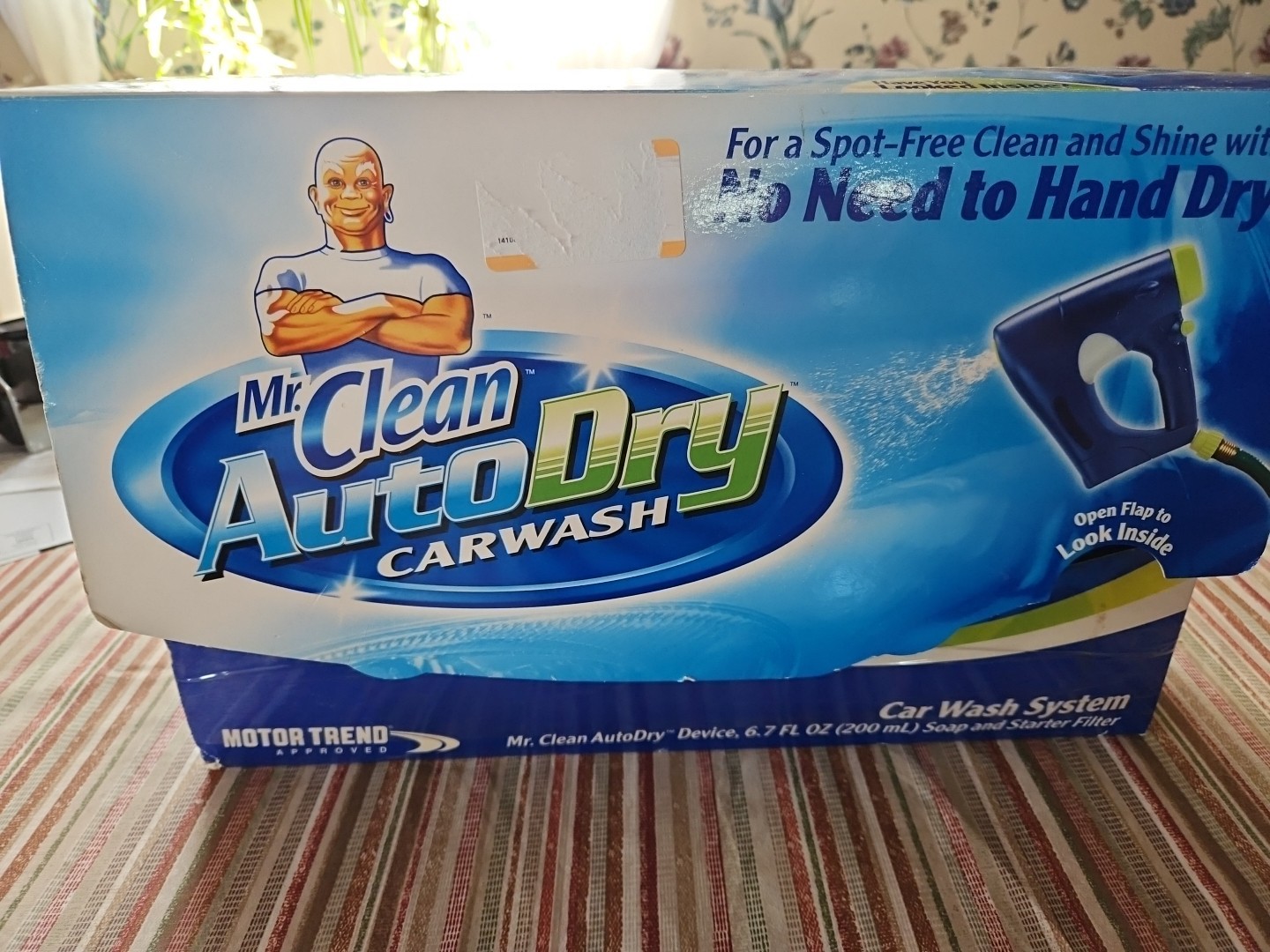 NEW Mr Clean Auto Dry Car Wash Spray System w/ Soap Starter Filter Touchless Kit