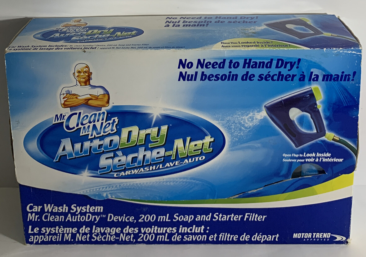 NEW Mr Clean AutoDry Car Wash Spray System Auto Dry Soap & Starter Filter