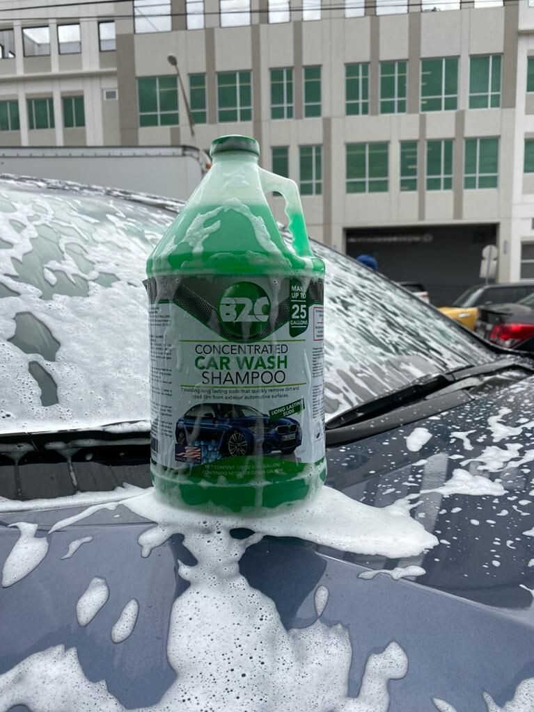 Car Wash Foam – Soap Waxy Shine -Detailing Soap + Wax ,Car Products with glove