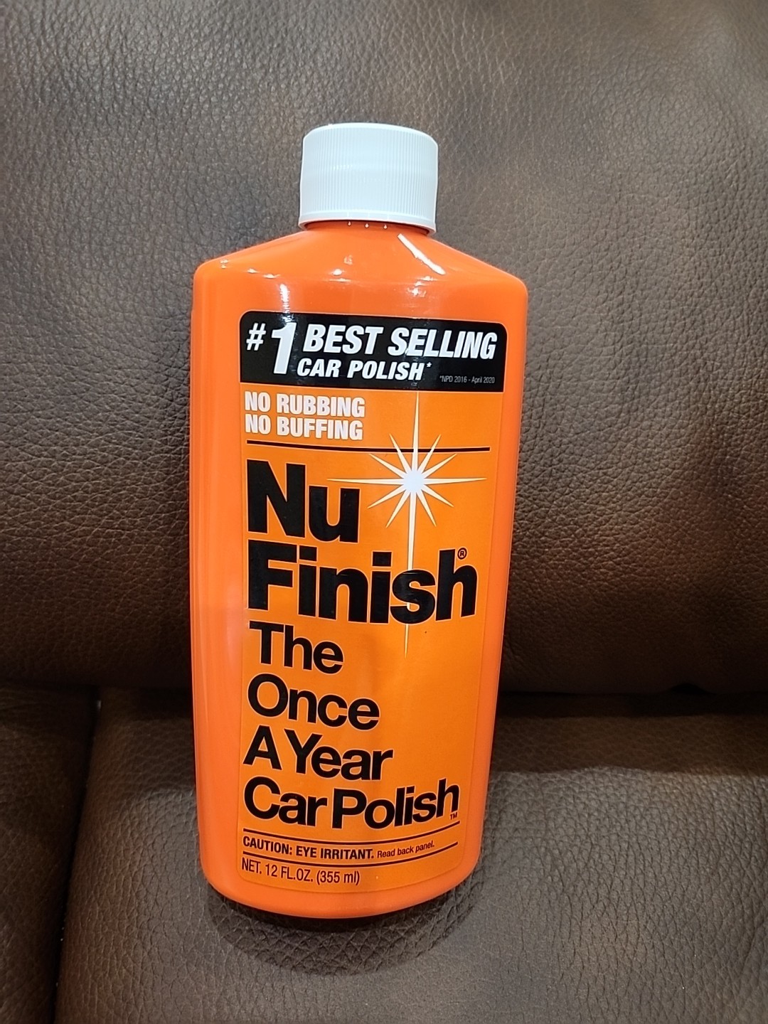 Nu Finish The Once A Year Car Polish 12 Oz Brand New