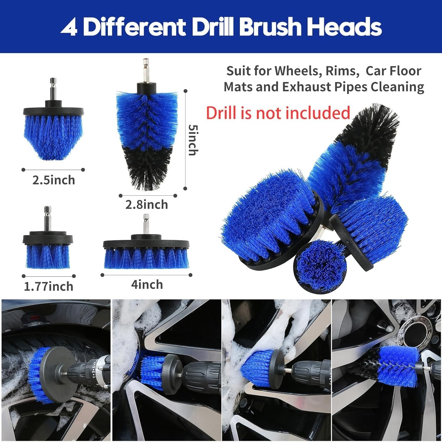 45Pcs Car Detailing Kit, Car Detailing Brush Set, Car Wash Cleaning Kit, Car …