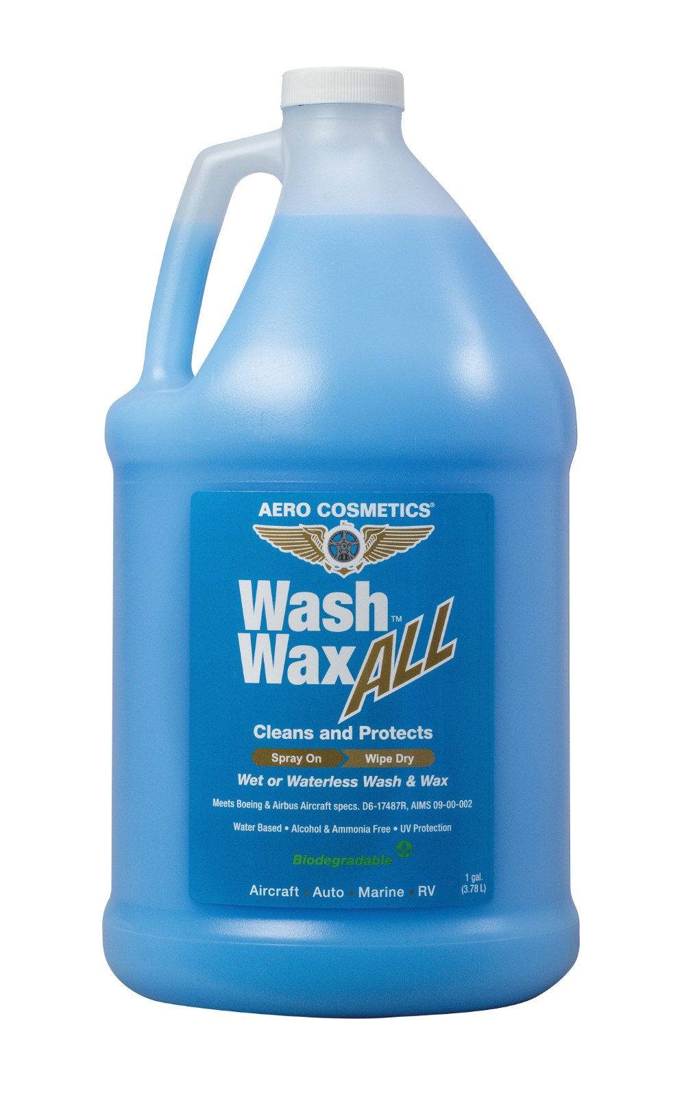 Wash Wax ALL Wet or Waterless Car Wash Wax 128 Fl. oz Aircraft Quality