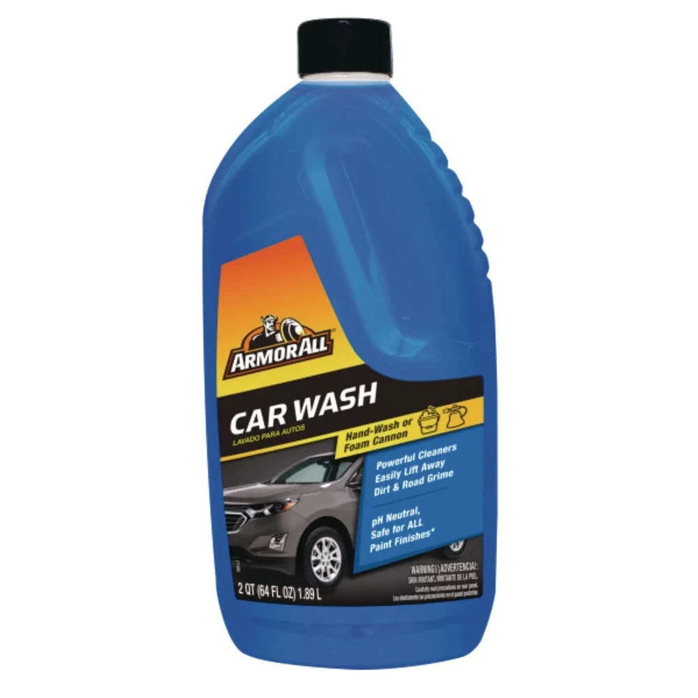 Armor All Car Wash Liquid Clean-Rinsing Formula For Spot-Free – 64 oz. Pack of 4