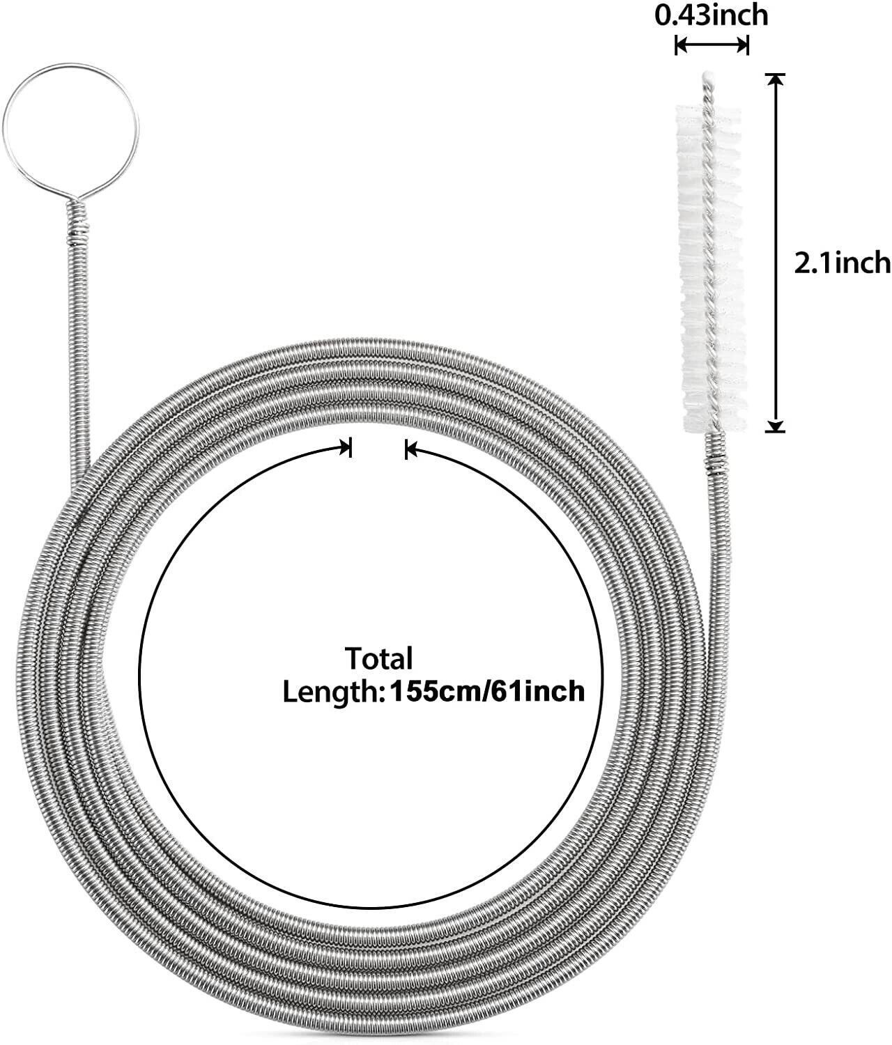 USA Auto Sunroof Drain Cleaning Tool 61 Inch Flexible Long Pipe Cleaner NEW