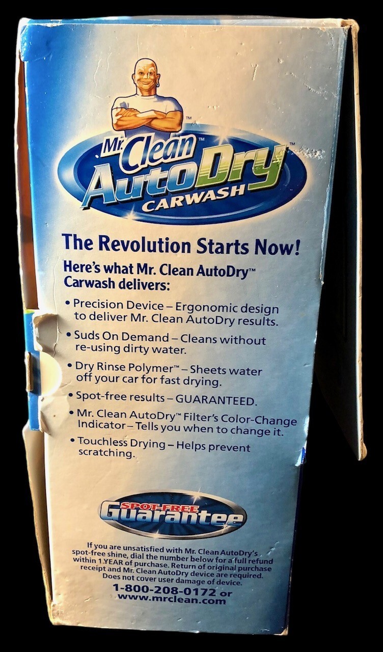 Mr Clean Auto Dry Car Wash System Includes Autodry Device, 6.7 oz Soap & Filter